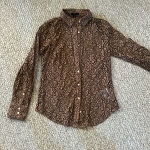J. Crew lace shirt, never worn